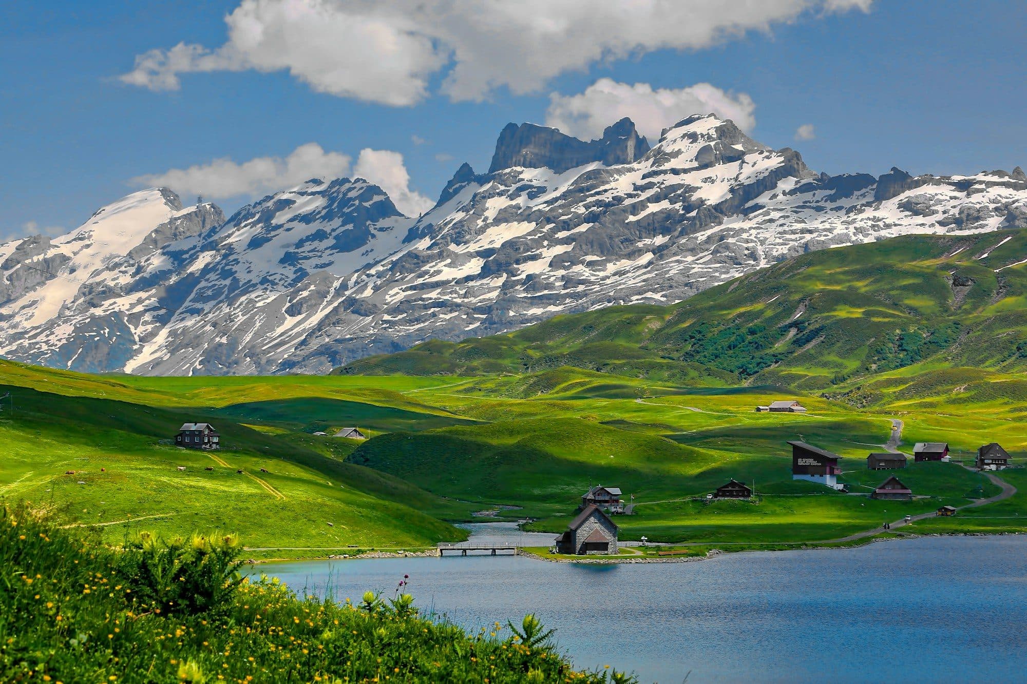 French Alps landscape