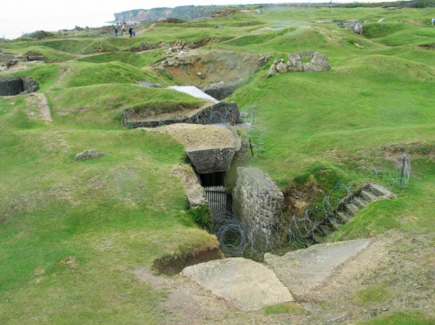 Deutsche Bunker an der Pointe du Hoc