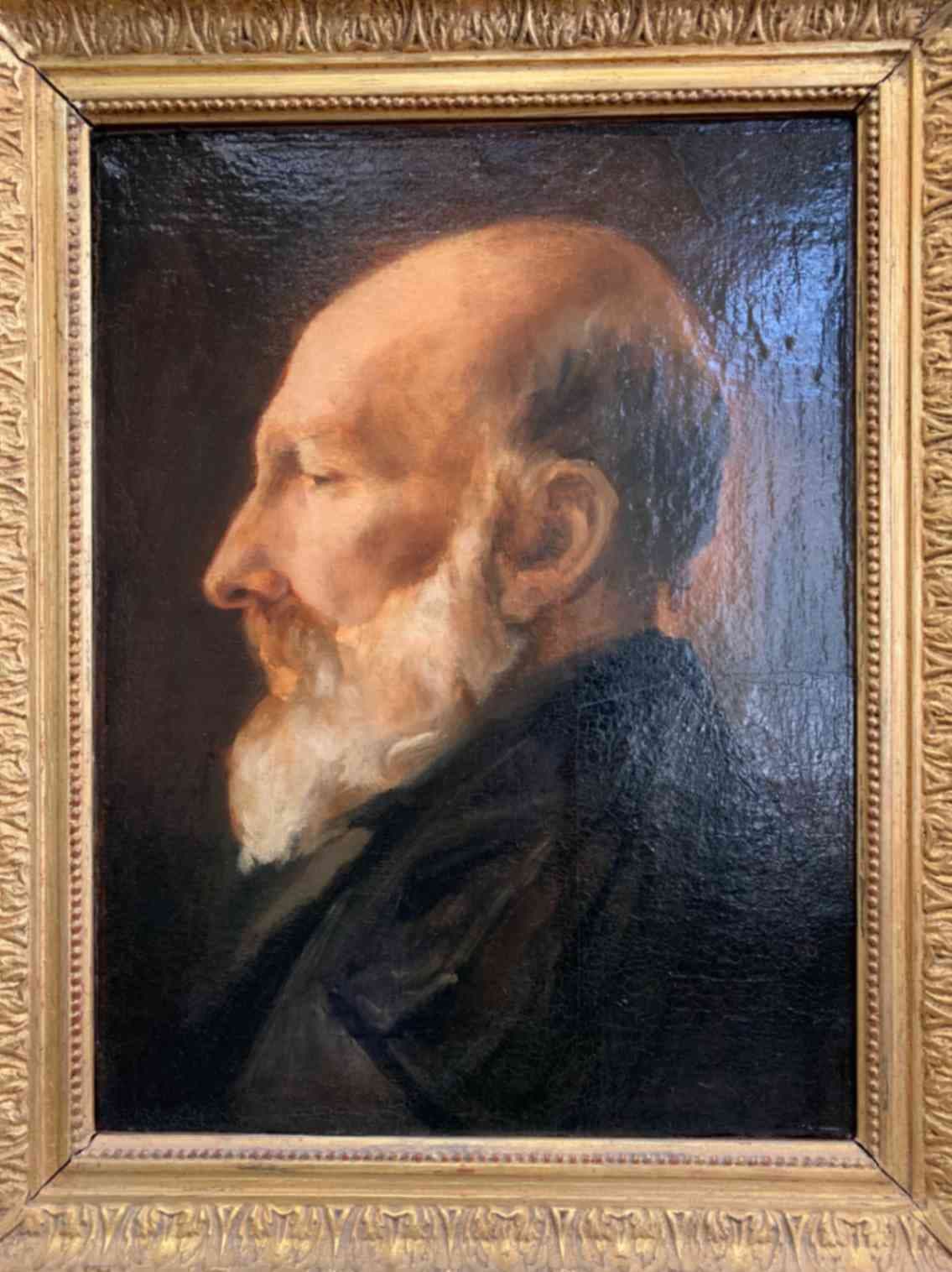 Profile Portrait of Auguste Rodin