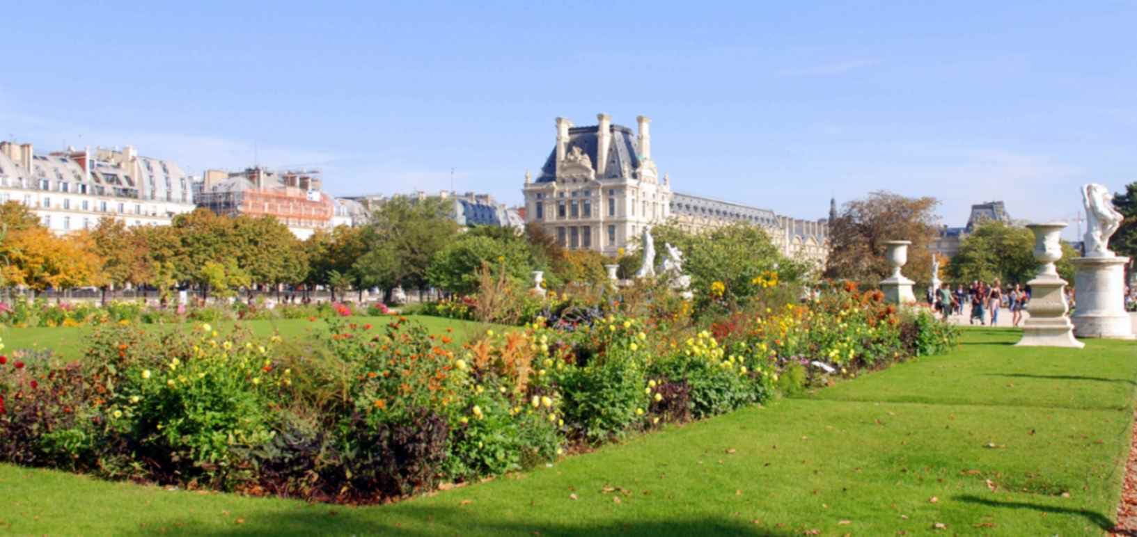 Tuileriengarten und Pavillon de Flore